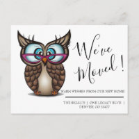 Cartaz de coruja giro