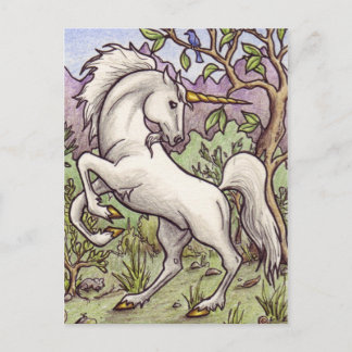 Cartão Postal Cartaz de dança Unicorn