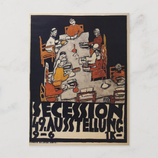 Cartão Postal Cartaz de Egon Schiele para a Secessão de Viena