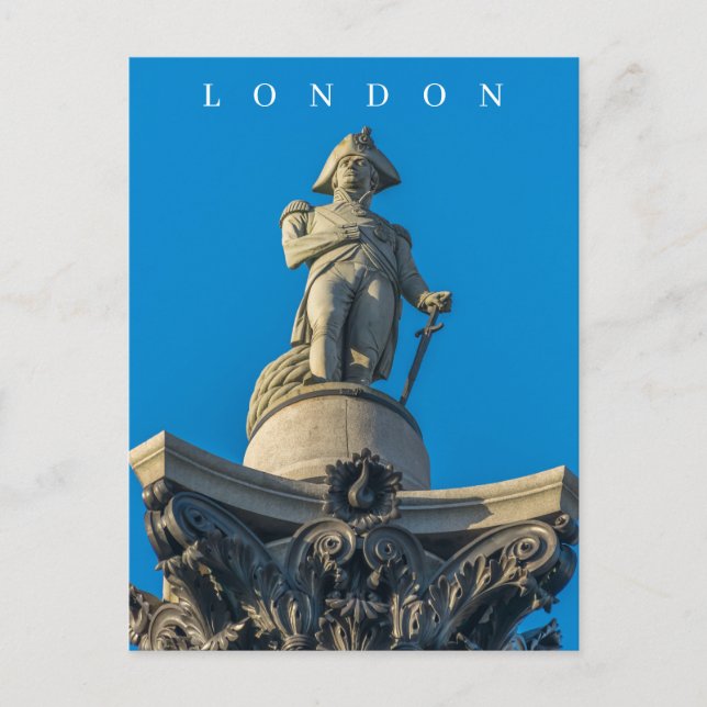 Cartão Postal Cartaz de exibição de fechamento da estátua de Lon (Frente)