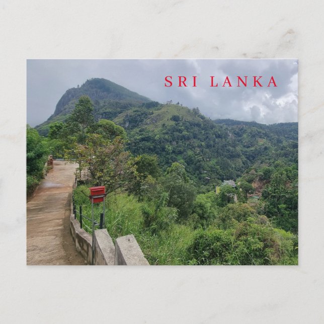 Cartão Postal Cartaz de exibição Rock do Sri Lanka (Frente)