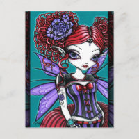 Cartaz de Fada de Rosa Tatuagem de Pixie de Rosie