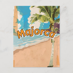 Cartão Postal Cartaz de férias antigo de Maiorca