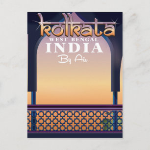 Cartão Postal Cartaz de férias de Kolkata - Bengala Ocidental Ín
