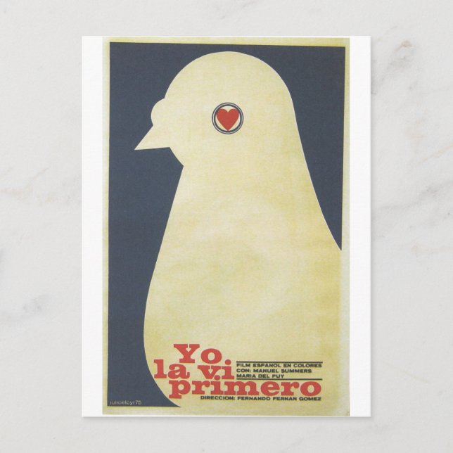 Cartão Postal Cartaz de Filme Cubano Impressão de Cartaz Cubano (Frente)