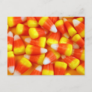 Cartão Postal Cartaz de milho doce do Halloween
