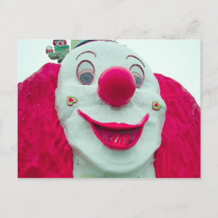 Cartão Postal Cartaz de palhaço feliz