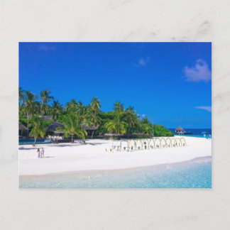 Cartão Postal Cartaz de praia Sa para todas as invações