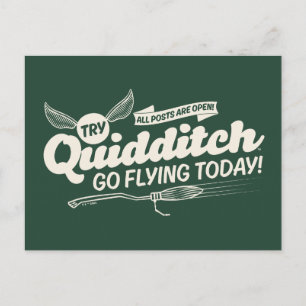 Cartão Postal Cartaz de Recrutamento de QUIDDITCH™
