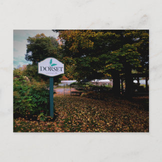 Cartão Postal Cartaz de Sinal da Cidade de Vermont