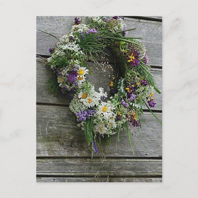 Cartão Postal Cartaz de solstício de verão (Frente)