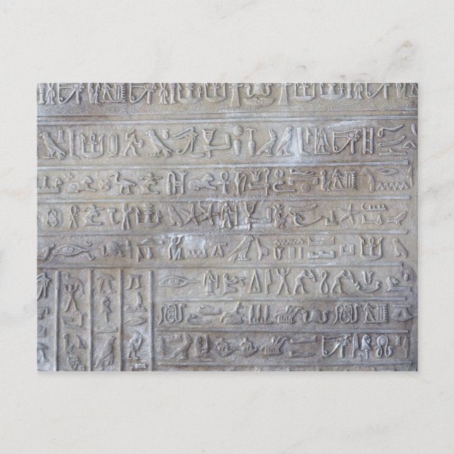 Cartão Postal Cartaz de sorte do Egito (Frente)