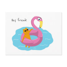 Cartaz de verão com gato