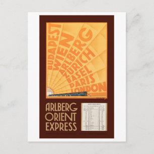 Cartão Postal Cartaz de Viagem Antigo Restaurado da Áustria