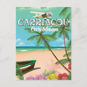 Cartão Postal cartaz de viagem Carriacou