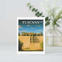cartaz de viagem da Toscana, Itália