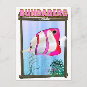 Cartão Postal Cartaz de viagem de Bundaberg Austrália