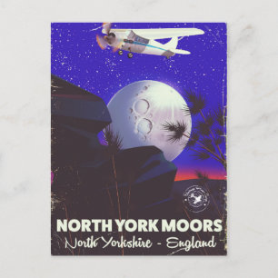 Cartão Postal Cartaz de viagem de North York Moors Inglaterra