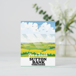 Cartão Postal Cartaz de viagem do Banco Sutton Yorkshire