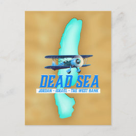 Cartão Postal Cartaz de Viagem do Mar Morto
