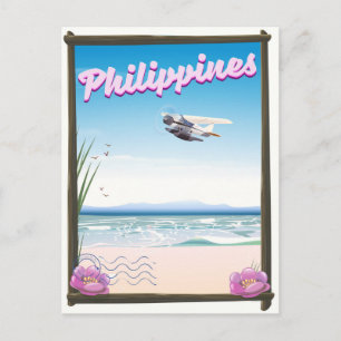 Cartão Postal Cartaz de viagem Filipinas