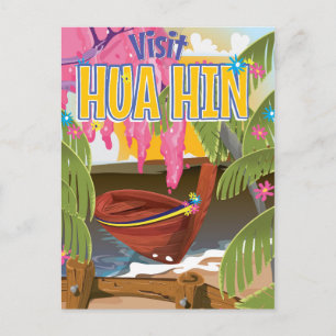 Cartão Postal Cartaz de viagem Hua Hin Tailândia