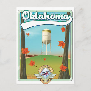 Cartão Postal Cartaz de viagem Oklahoma