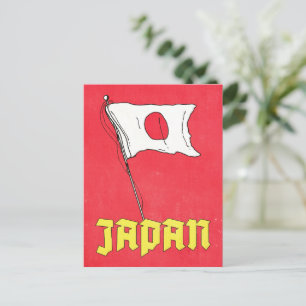Cartão Postal Cartaz de Viagem Vintage Japão