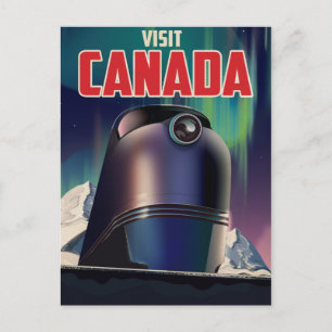 Cartão Postal Cartaz de viagem Visite o Canadá