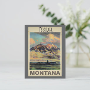 Cartão Postal cartaz de Viagens Montana,