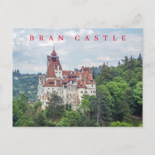 Cartão Postal Cartaz de vista do Castelo de Bran