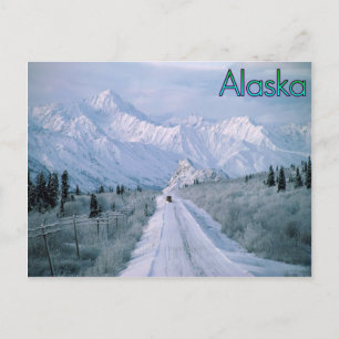 Cartão Postal Cartaz do Alaska