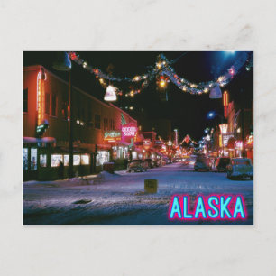 Cartão Postal Cartaz do Alaska
