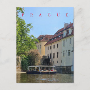 Cartão Postal Cartaz do canal Praga Certovka