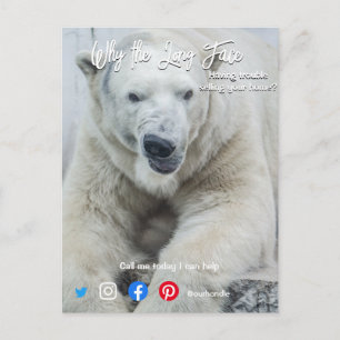 Cartão Postal Cartaz do Cartaz Imobiliário Engraçado Cartaz Bran