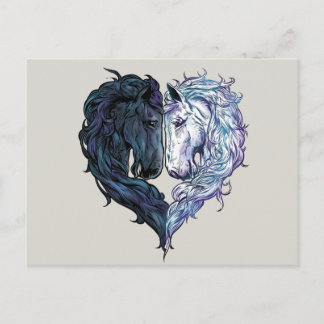 Cartão Postal Cartaz do Cavalo de Amor