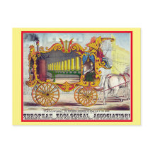 Cartaz do Circo Calliope Vintage para o Dia dos Pa