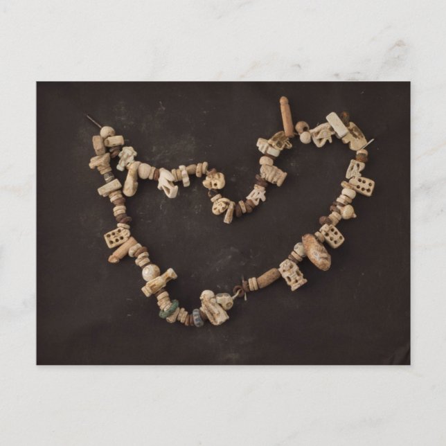 Cartão Postal Cartaz do colar egípcio (Frente)