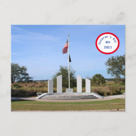 Cartão Postal Cartaz do Dia dos Veteranos