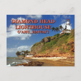 Cartão Postal Cartaz do Diamond Head, O'ahu, Cartão-postal Hawai