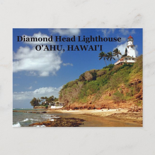 Cartão Postal Cartaz do Diamond Head, O'ahu, Cartão-postal Hawai (Frente)