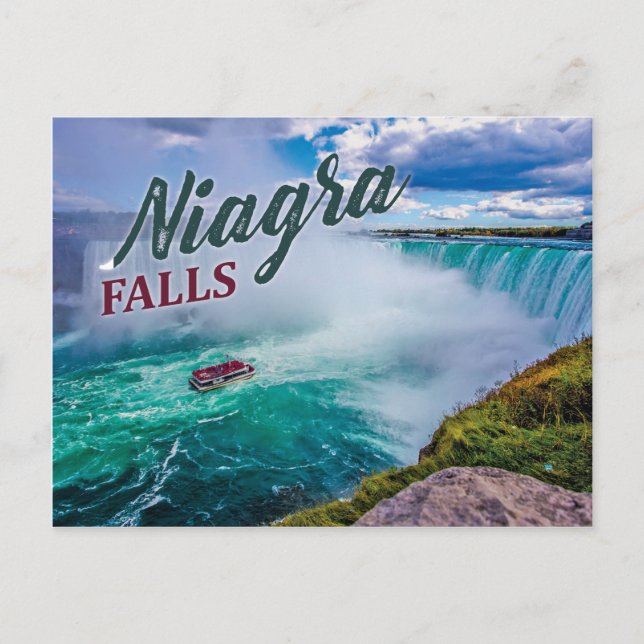 Cartão Postal Cartaz do estilo Niagara Cai 90 (Frente)