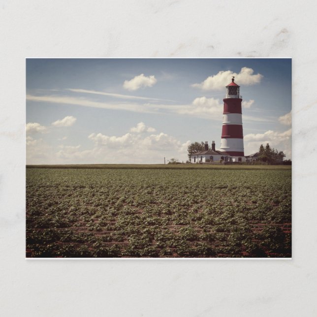 Cartão Postal Cartaz do Farol Happisburgh (Frente)