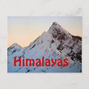 Cartão Postal Cartaz do Himalaia Everest