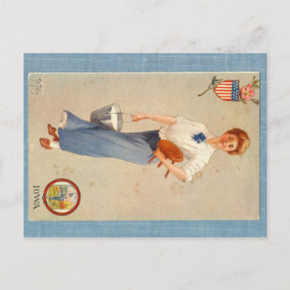 Cartão Postal Cartaz do Iowa, Feira do Estado de 1907