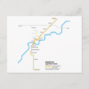 Cartão Postal Cartaz do metrô Edmonton