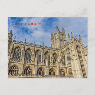 Cartão Postal Cartaz do modo de exibição Bath Abbey