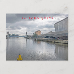 Cartão Postal Cartaz do modo de exibição Manchester Salford Quay