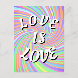 Cartão Postal Cartaz do Orgulho do Amor