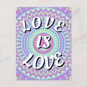 Cartão Postal Cartaz do Orgulho do Amor